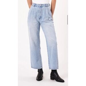 NWT Rolla's Womens 32x28 Chloe Pleated High Waisted Denim Jeans 80's Y2K  Hobo